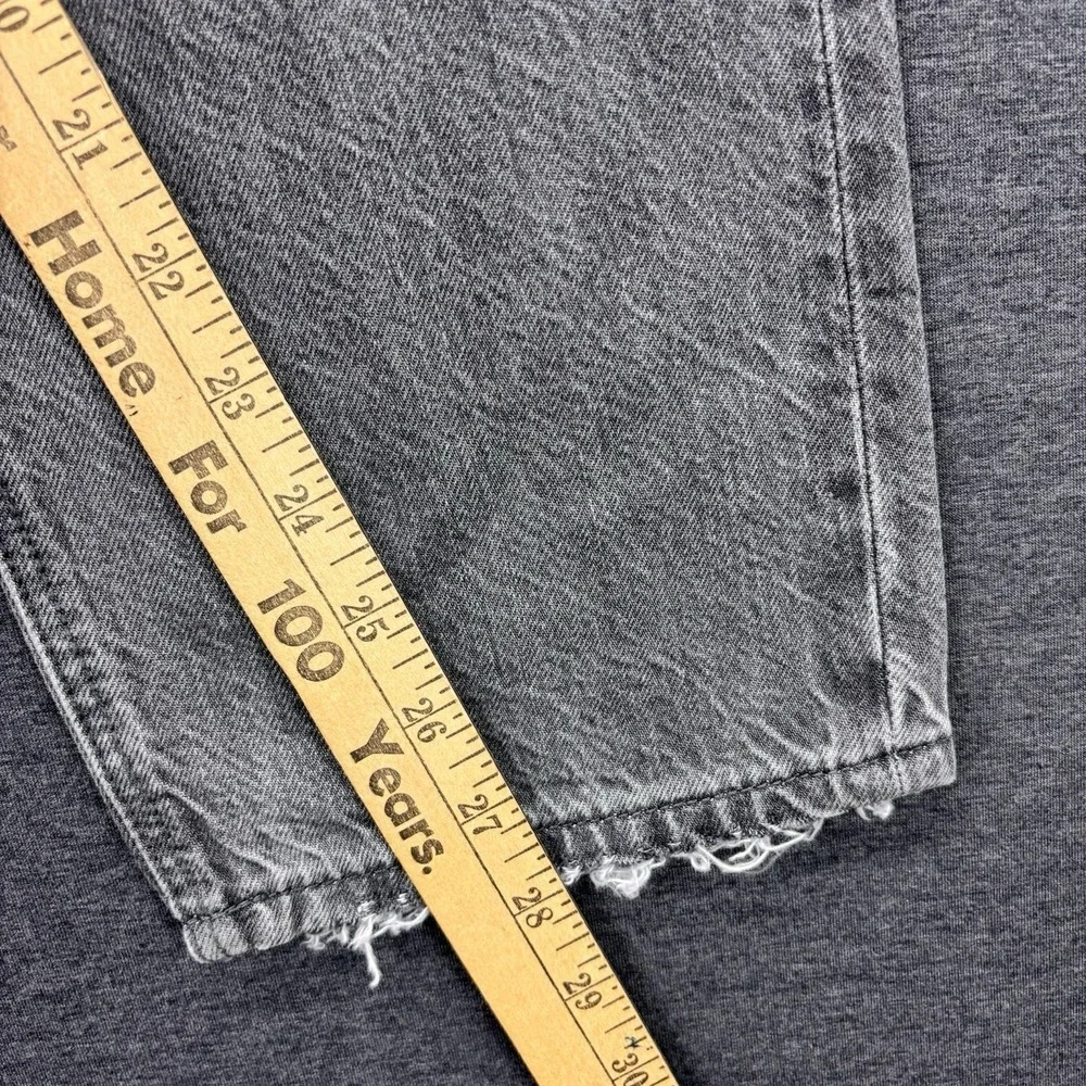 American Eagle Mom‎ Jeans Size 10 (30x28) Stretch Distressed Gray Regular NEW